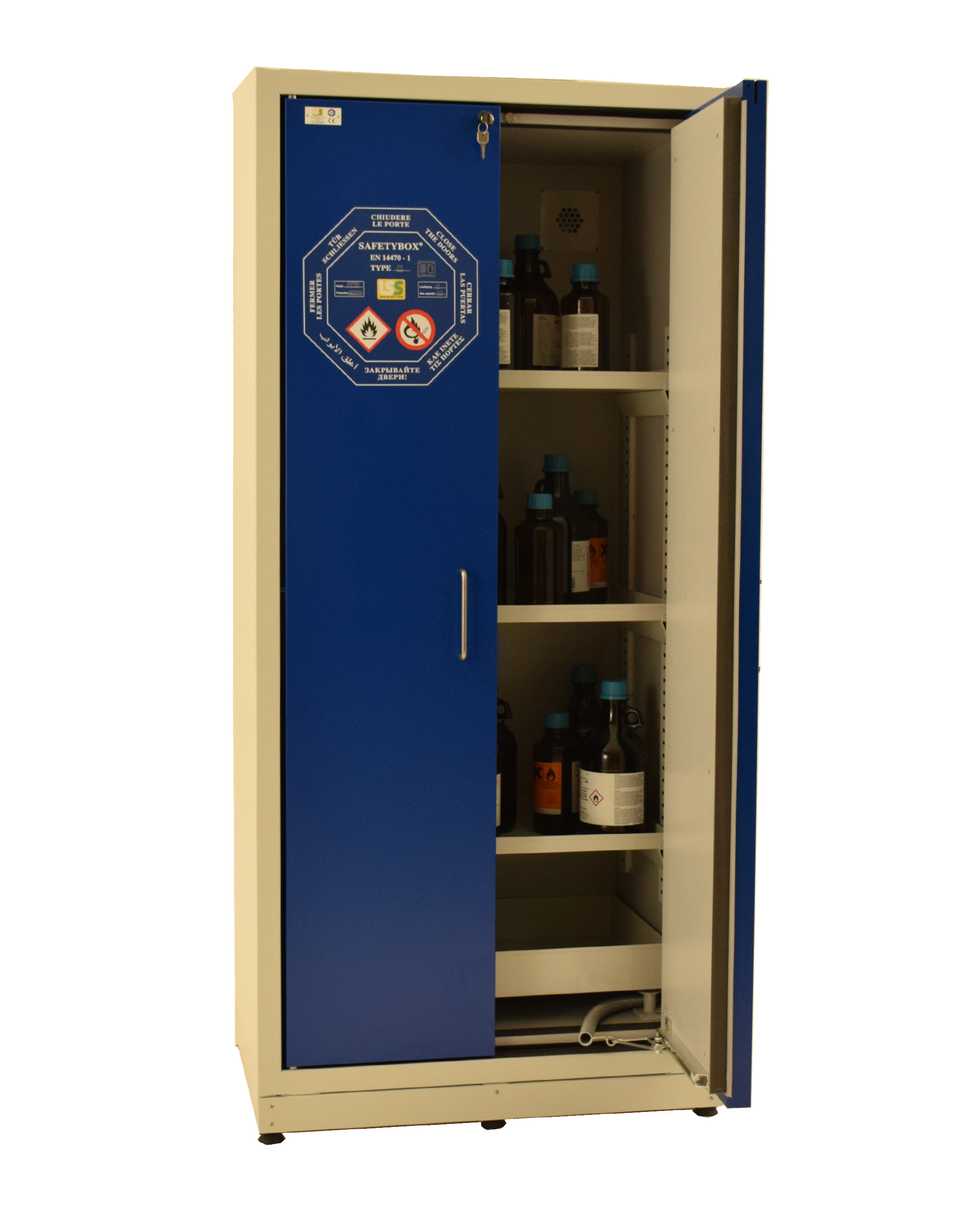 Cabinet for flammable substances width 900 mm - AC 900 S - Labor ...