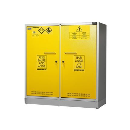 Шкаф для химикатов, кислот и щелочей, шириной 1100 мм - AB 1100