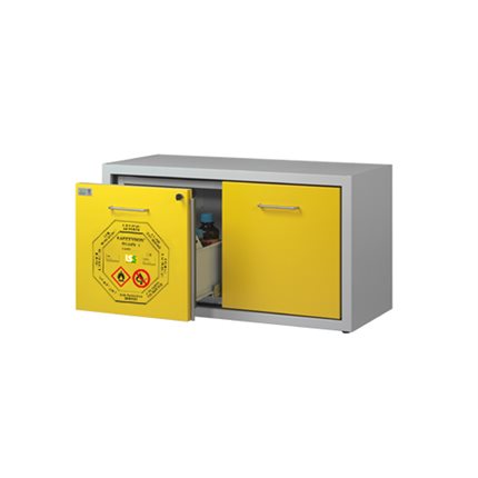 Шкаф под вытяжку для возгораемых веществ шириной 1200 мм - AC 1200/50 CM DD